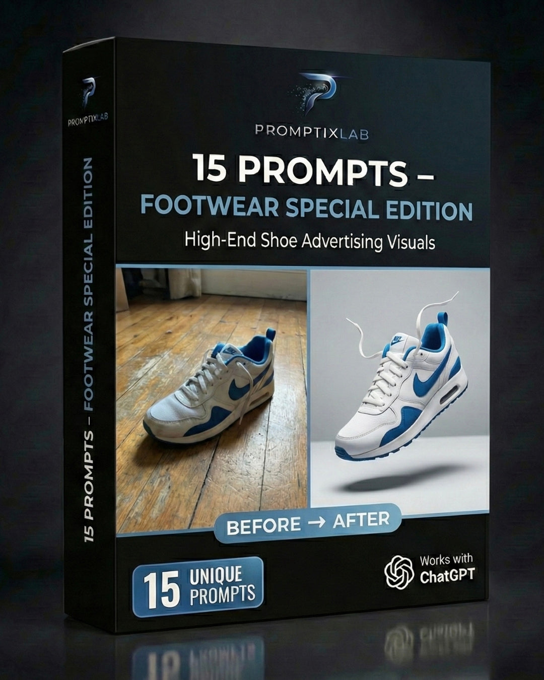 15 PROMPTS – FOOTWEAR SPECIAL EDITION – El acabado visual que separa marcas normales de marcas pro