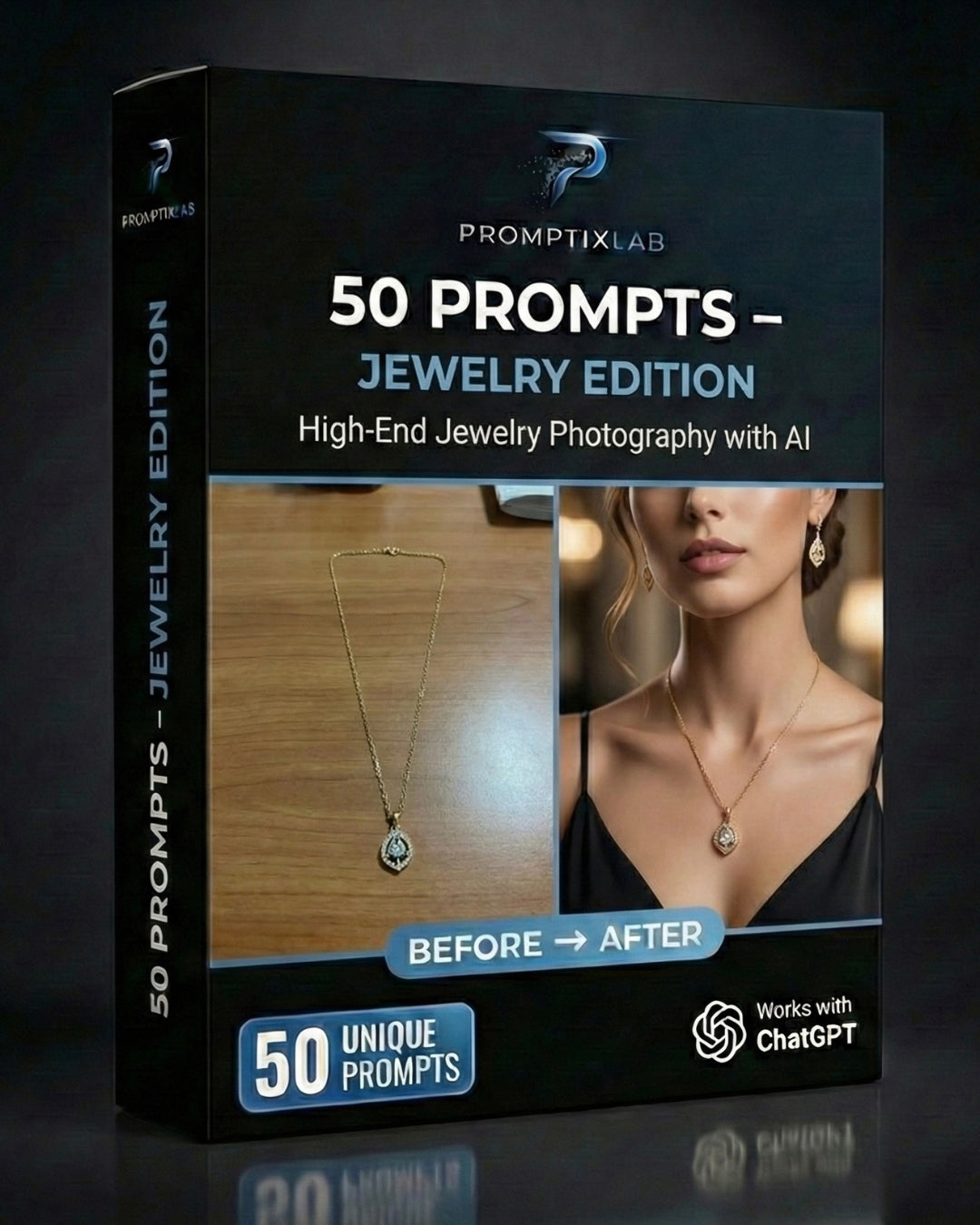 50 PROMPTS – JEWELRY EDITION – Joyería que brilla, impacta y vende desde la imagen