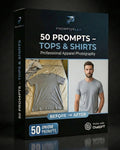 50 PROMPTS – TOPS & SHIRTS EDITION – Imágenes irresistibles para camisetas y tops