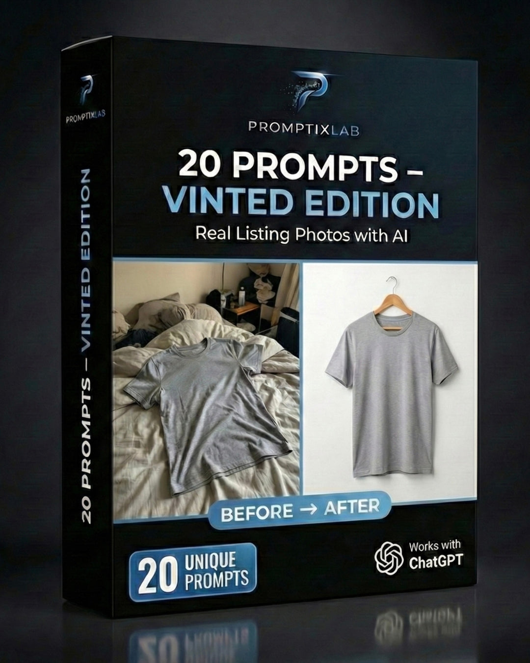 20 PROMPTS – VINTED EDITION – Convierte fotos caseras en imagenes que venden