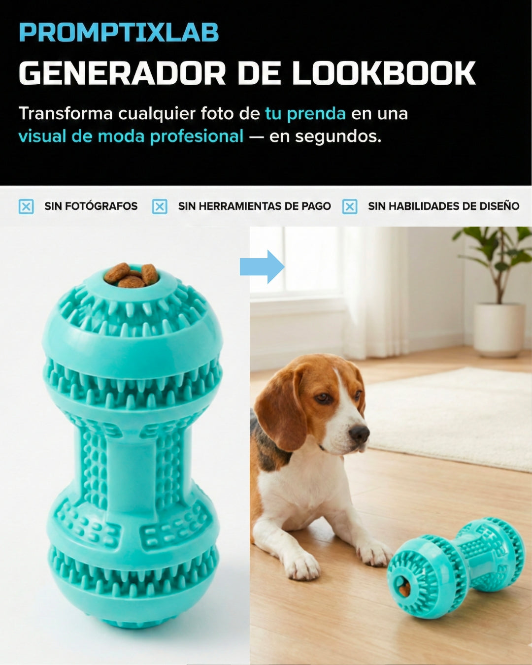 50 PROMPTS – PET SHOP EDITION – Productos para mascotas con imagen de marca premium