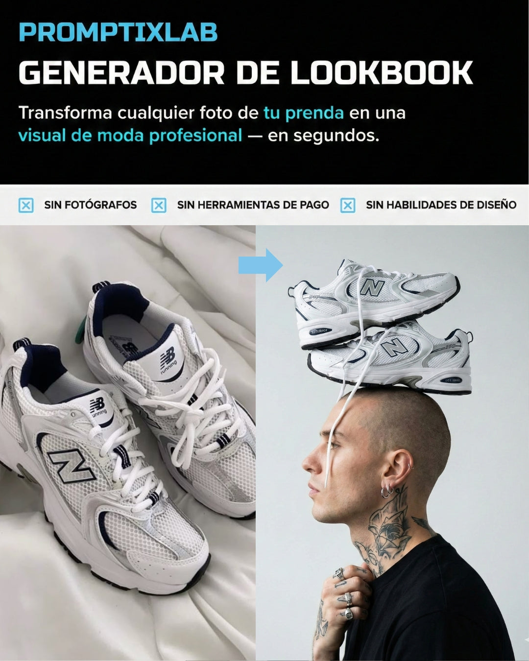 30 PROMPTS – STUDIO FOOTWEAR EDITION – Calzado con fotografía profesional de estudio