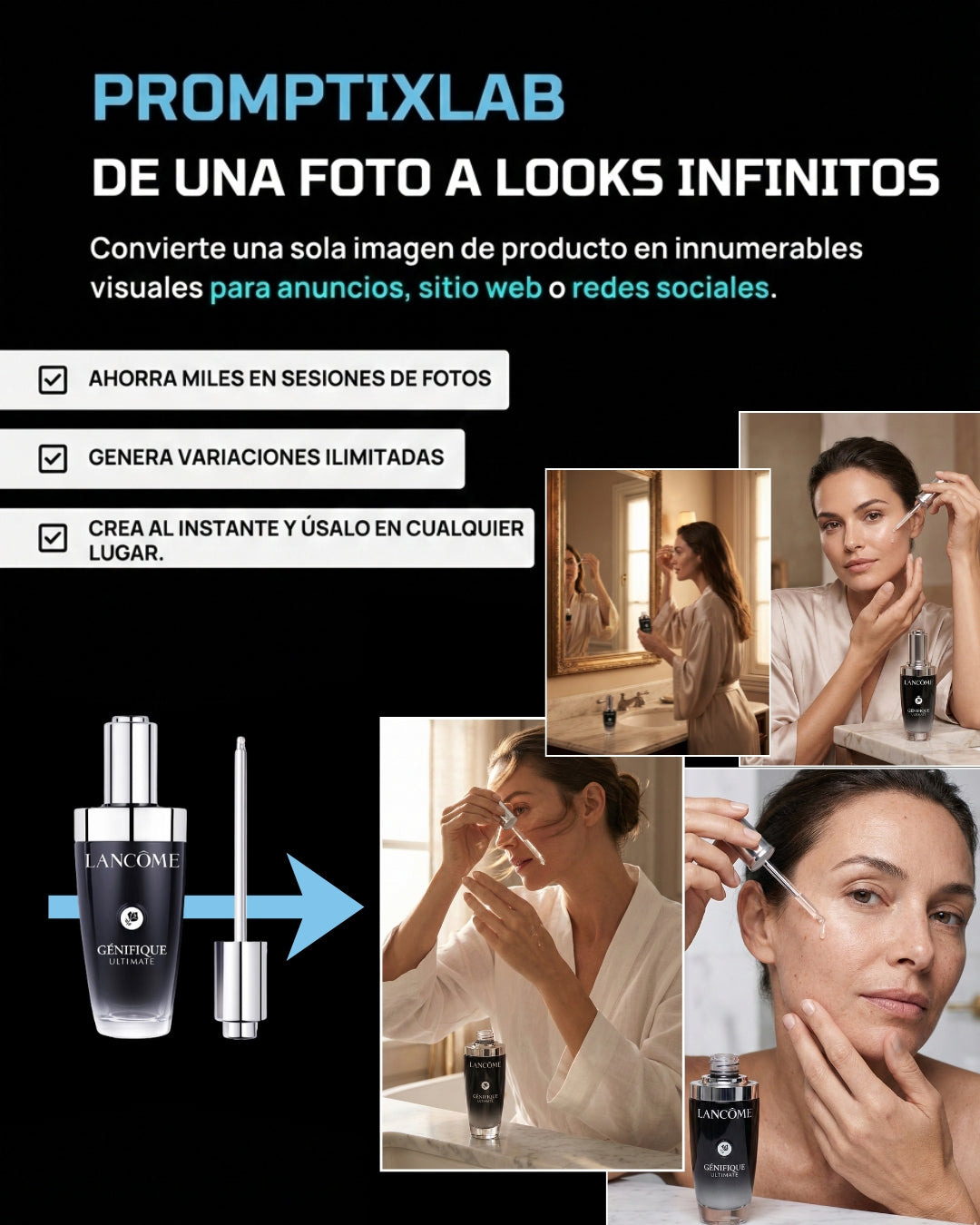 10 PROMPTS – PRODUCT IN-USE EDITION – Tu producto en acción, como una marca grande