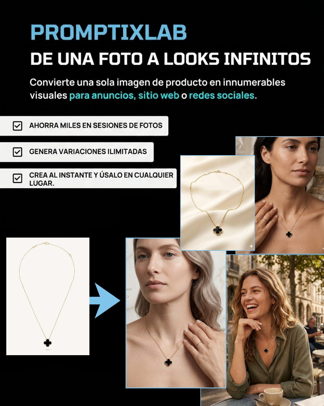 50 PROMPTS – JEWELRY EDITION – Joyería que brilla, impacta y vende desde la imagen