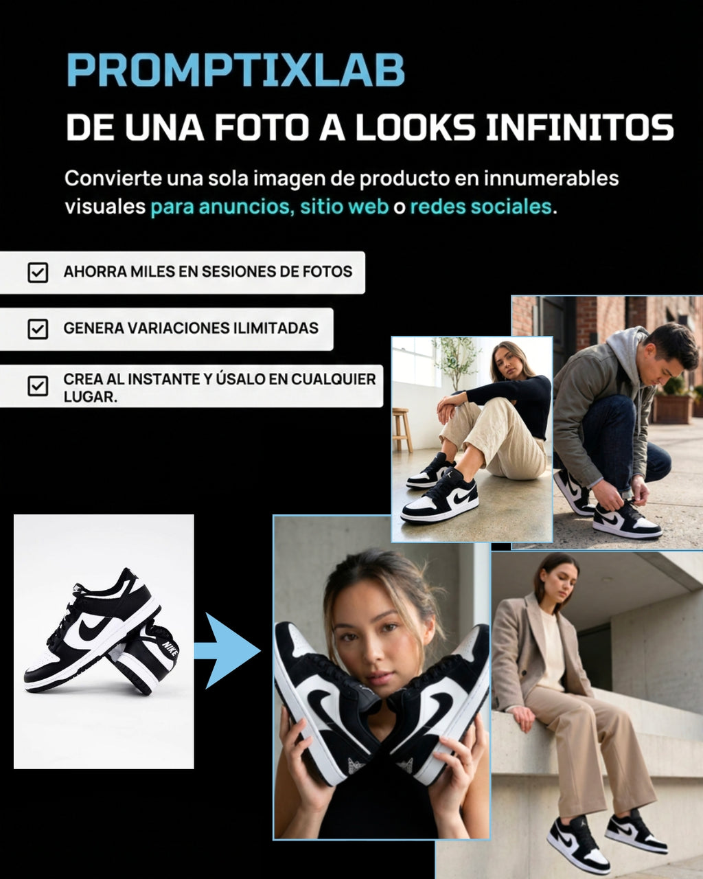 50 PROMPTS – FOOTWEAR EDITION – Zapatillas y zapatos con imagen de marca top