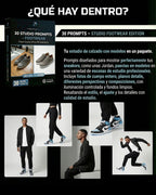 30 PROMPTS – STUDIO FOOTWEAR EDITION – Calzado con fotografía profesional de estudio